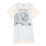 Off White Tiger Print Dress