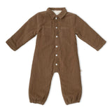 Organic Corduroy Jumpsuit - Brown