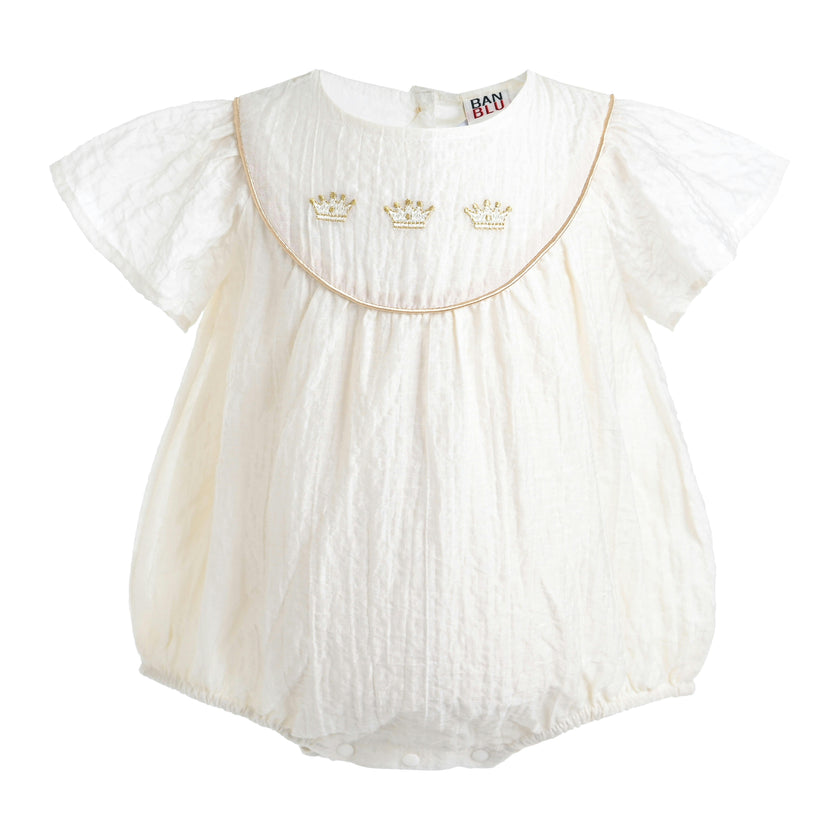 White Crown Romper
