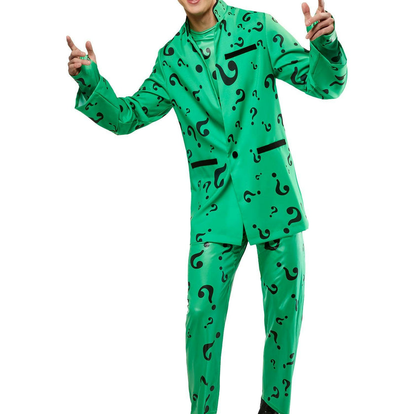 Men's Batman Forever Riddler Costume - Deluxe