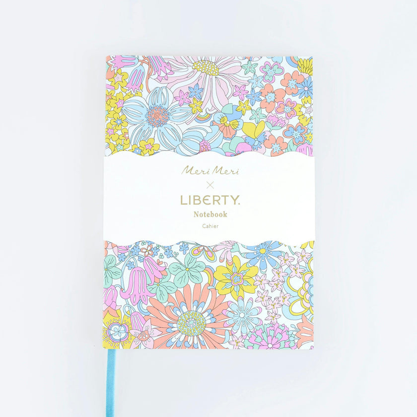 Meri Meri x Liberty Rainbow Garden Softcover Notebook