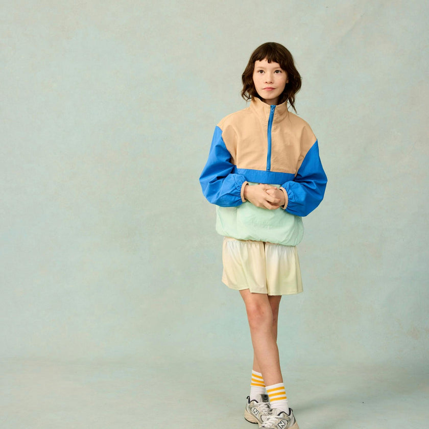Play Colorblock Pullover in Sonic Blue