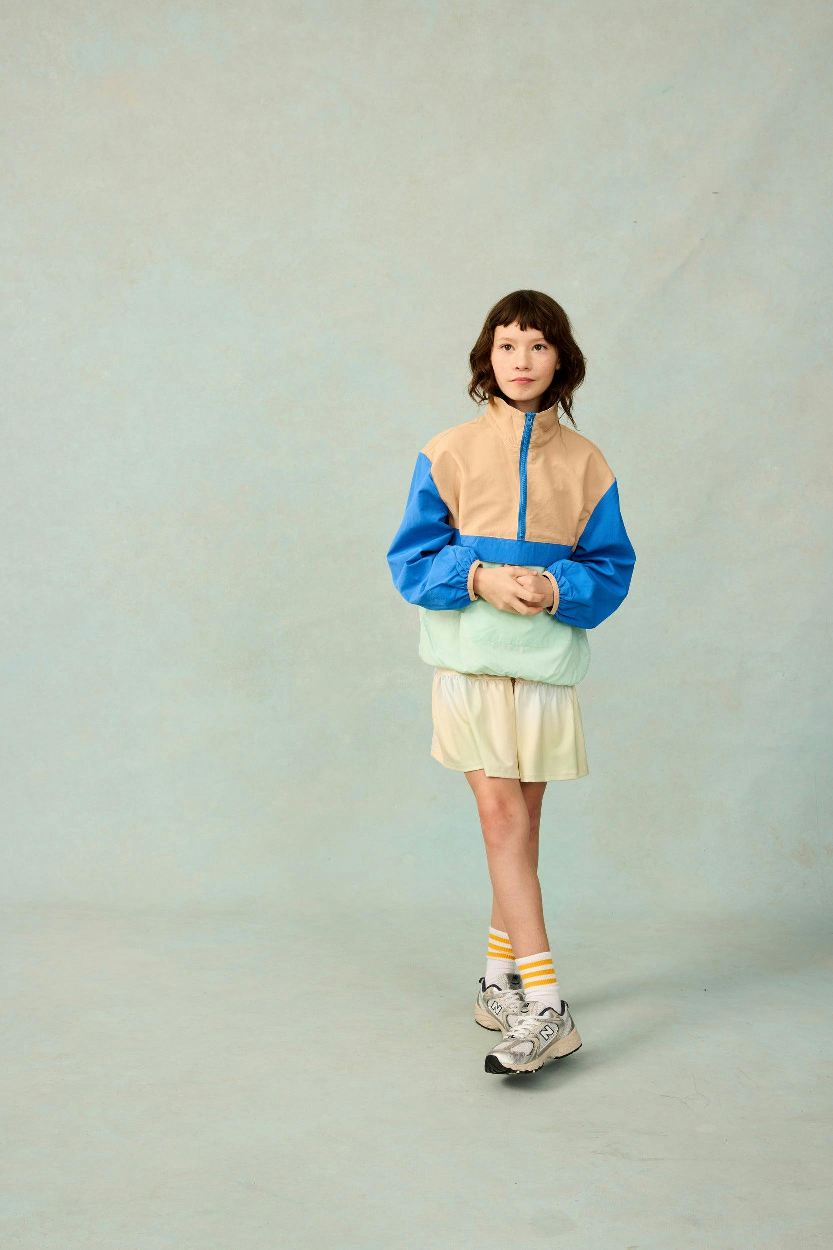 Play Colorblock Pullover in Sonic Blue