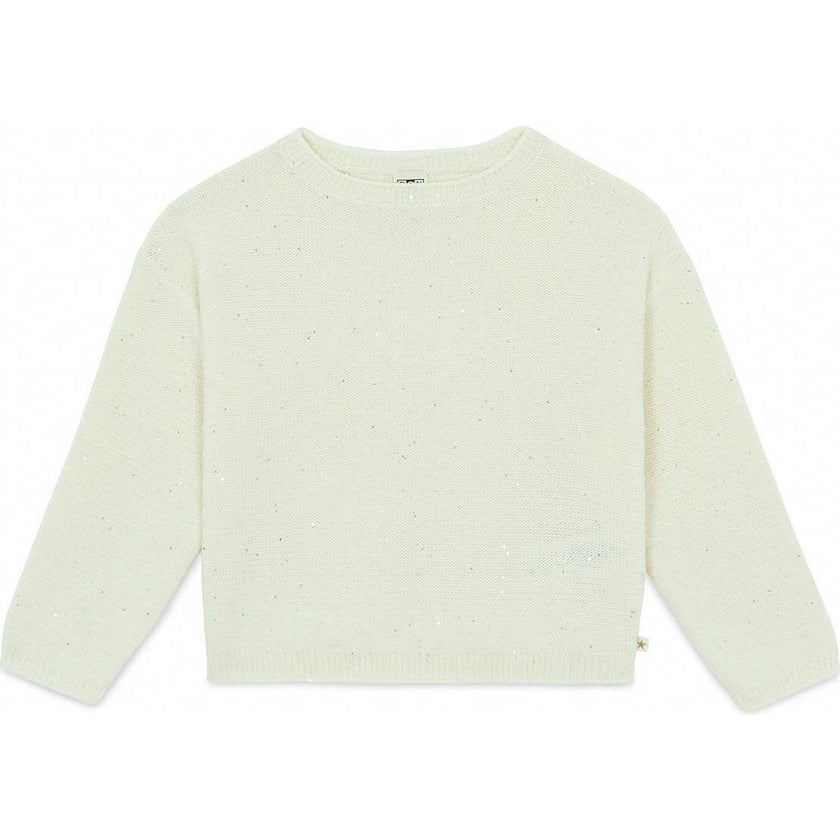 BONTON Mucita Embellished Sparkle Sweater - Mouton