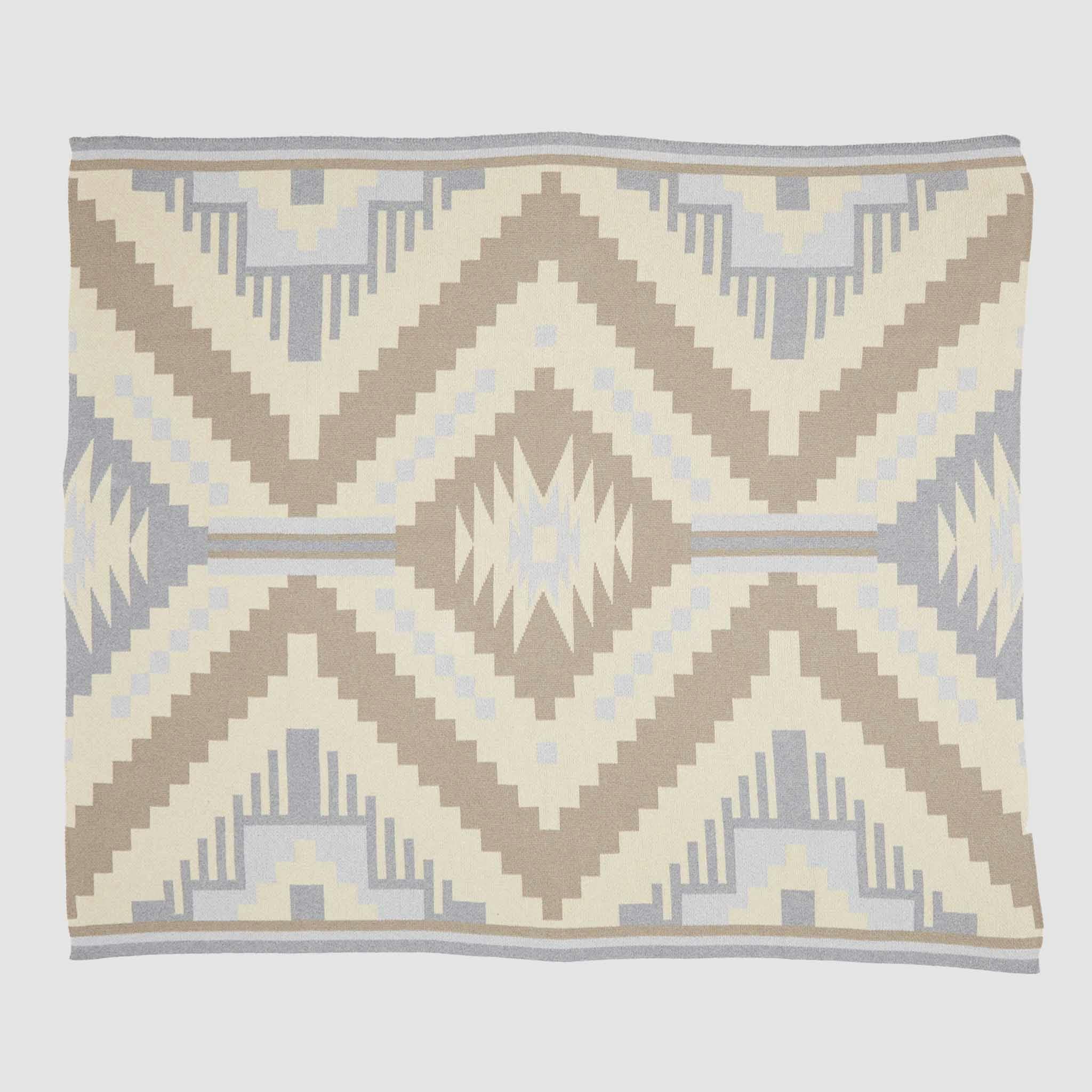 Cotton Sustainable Knit Throw Blanket | New Horizon