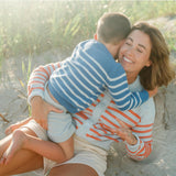 Unisex Light Blue Knit Short