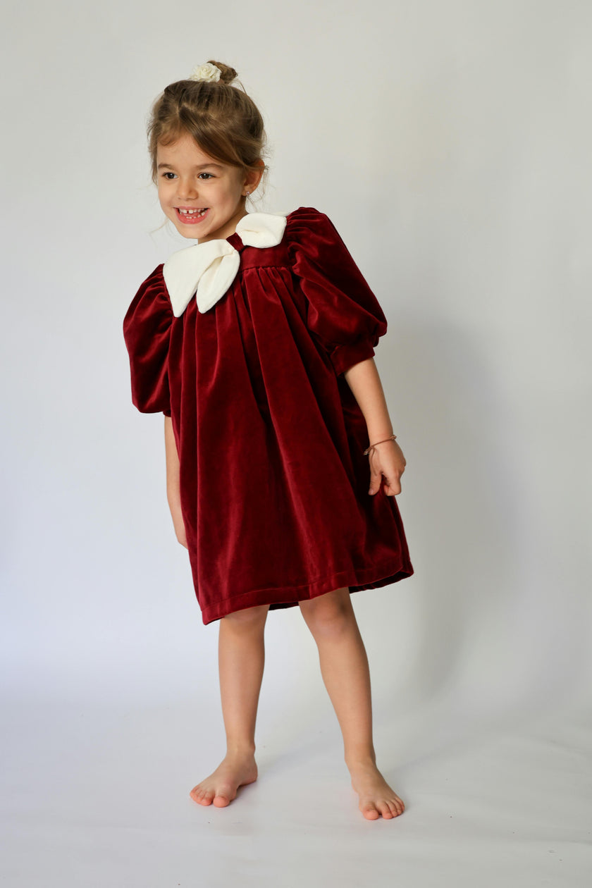 Cotton Velvet Rosemoor Dress