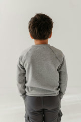 Boys Raglan Sleeve Sweatshirt in Good Vibes