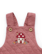 Quilted Overall Toadstool Melange