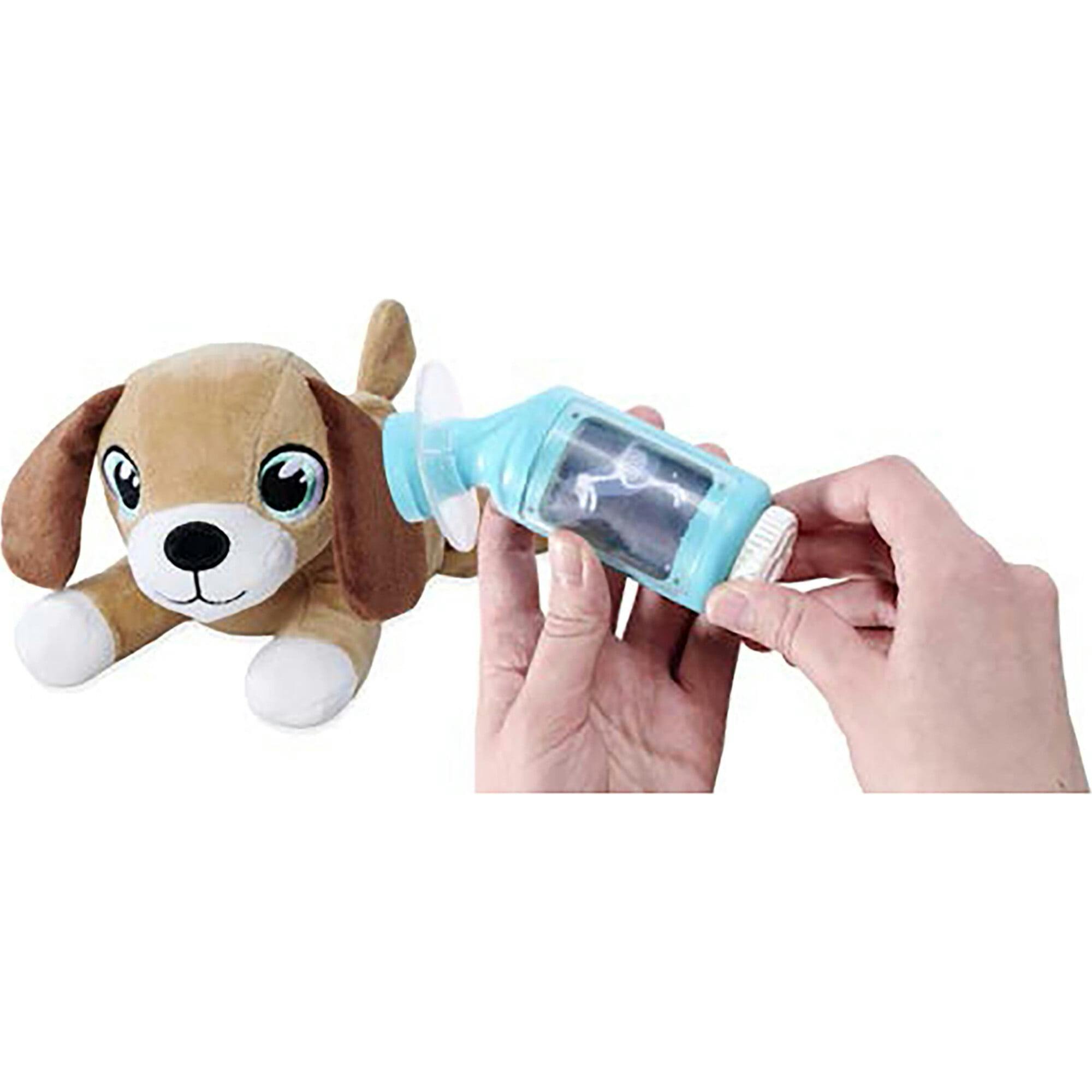 Simba Toys: Veterinary & Pet Care Set - Blue & Red - 7pc Toy Medical & Grooming Tools