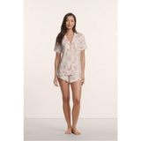 Gisele Printed TENCEL™ Modal Relaxed Short PJ Set, Pink