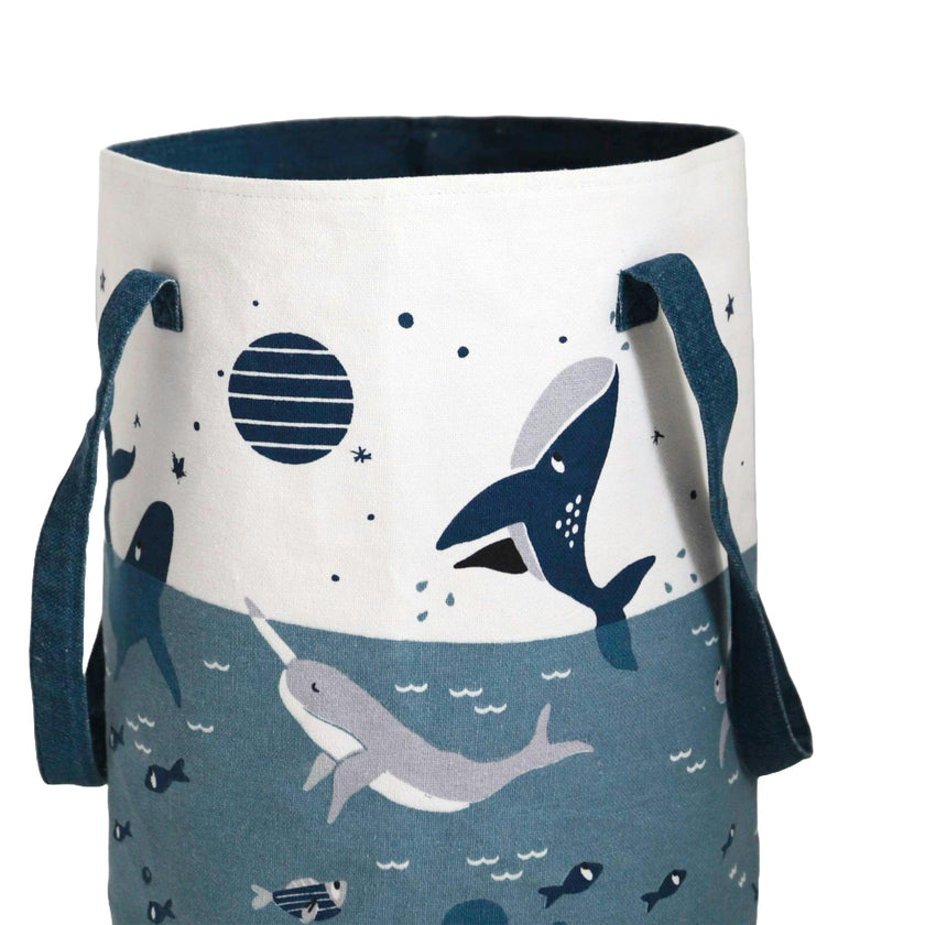 Sensaku Hand-Printed Storage Basket