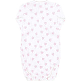 Pink Heart Print Gown