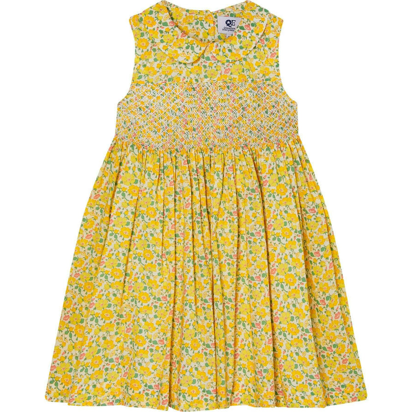 Made With Liberty Fabric Smocked Girls Dress Marina