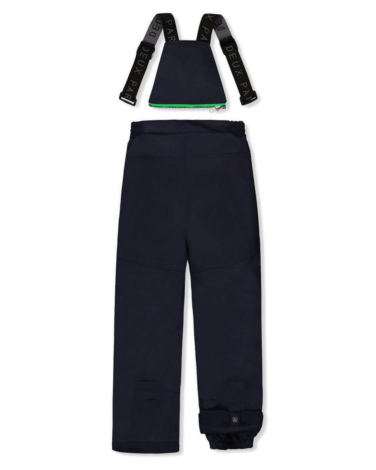 Two Piece Play Snowsuit Blue and Green Checkered Print with Navy Pants
