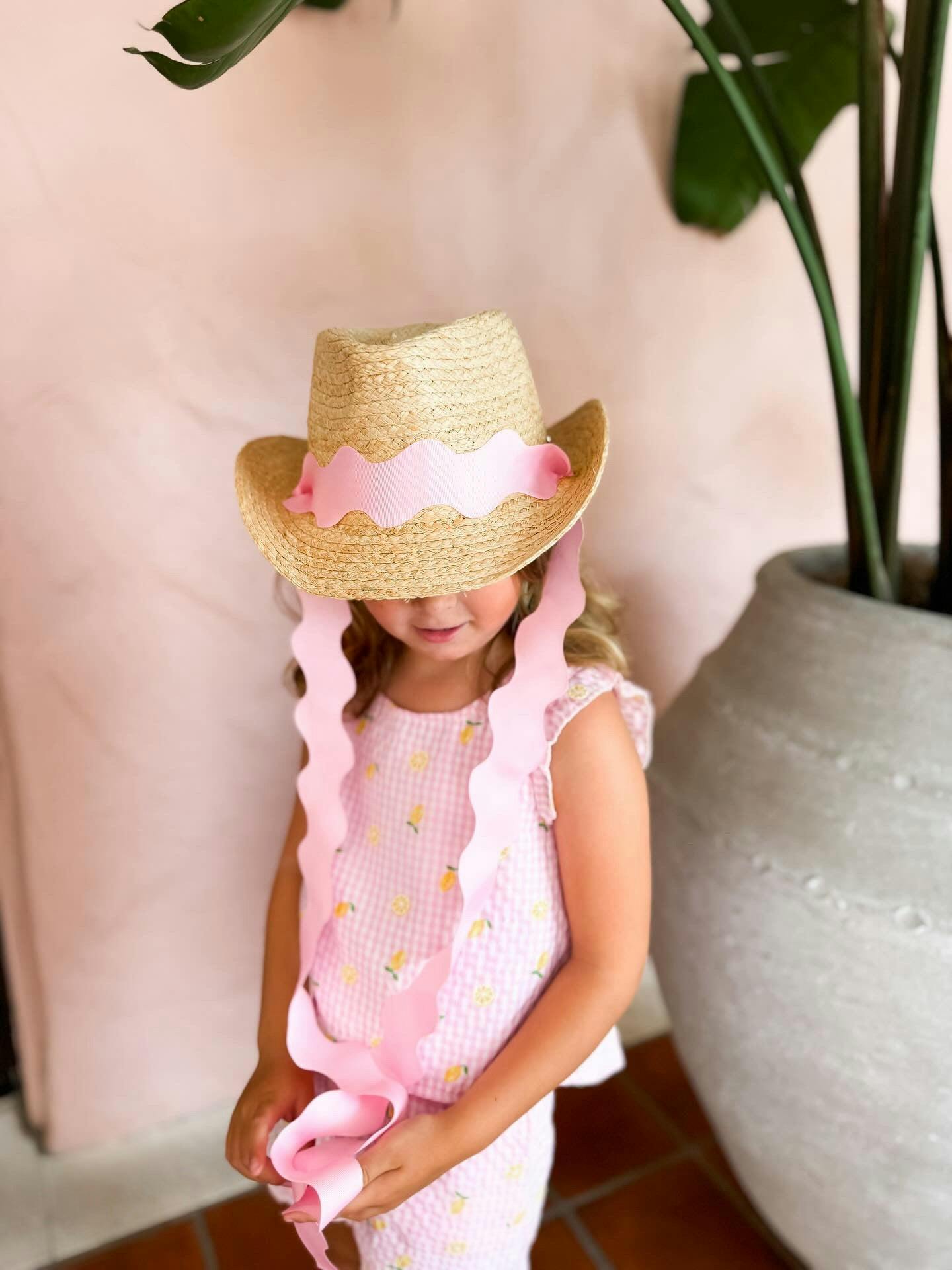 Coastal Cowgirl Hat, Pink (Girls)