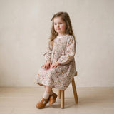 Organic Smocked Sundress - Woodland Sprig