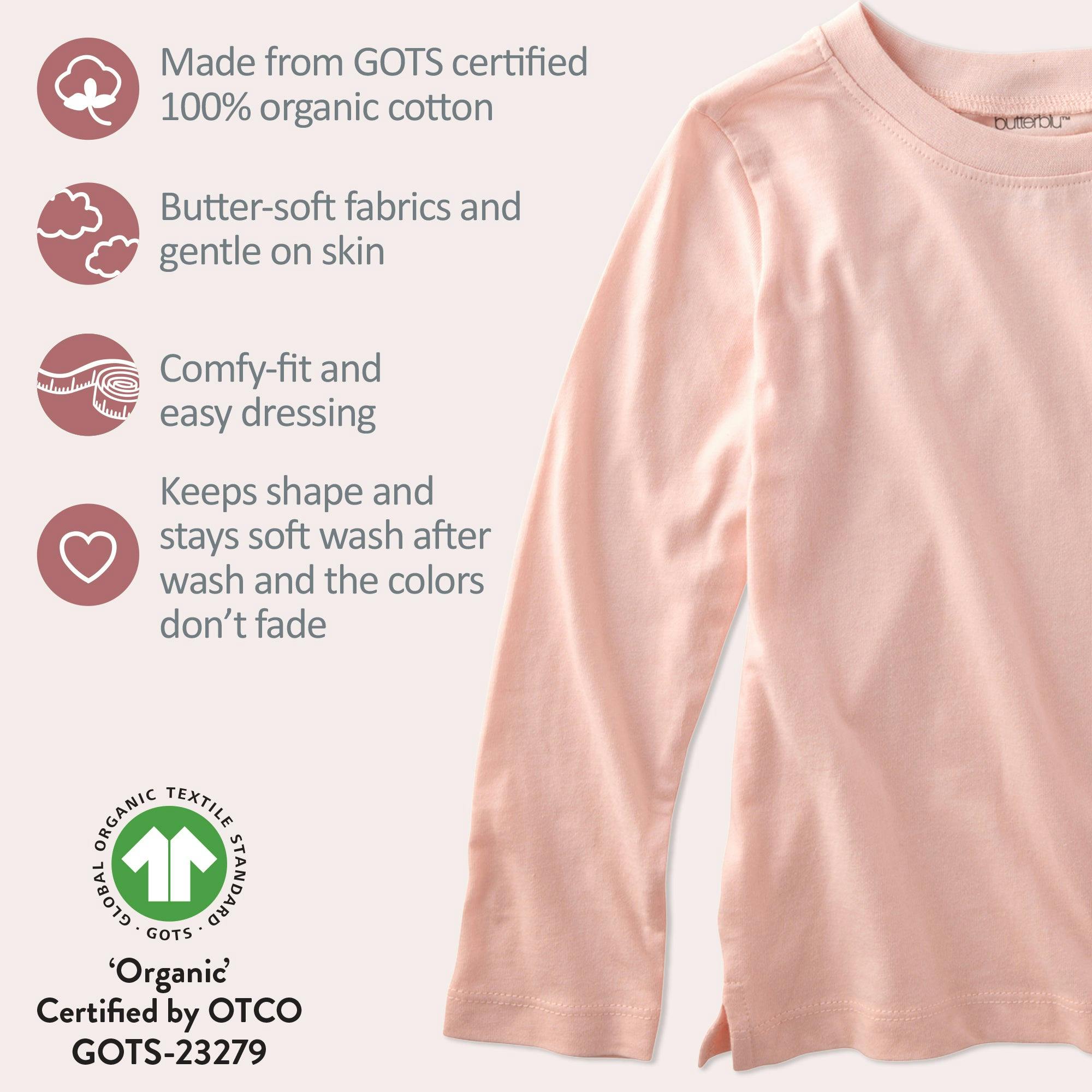 LONDON 5-Pack Toddler Long Sleeve T-Shirts