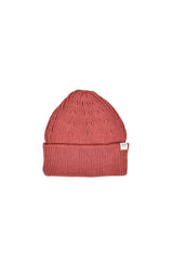 Knit Beanie in Rosewood