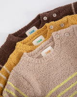 Long Sleeve Top Striped - Fuzzy
