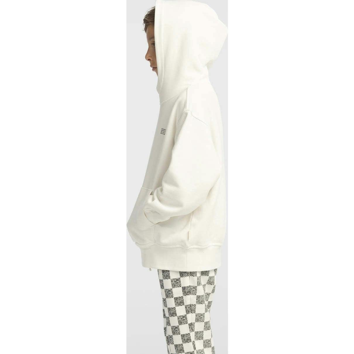 Relaxed Cotton Hoodie With Print