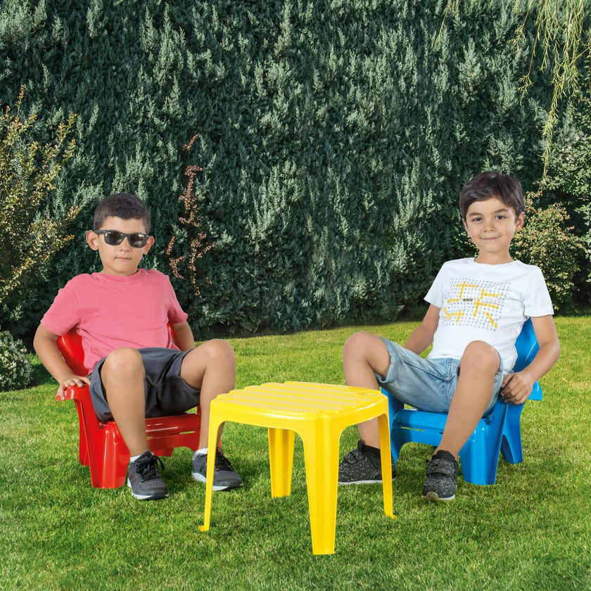 Childrens Plastic Table And Chairs Set