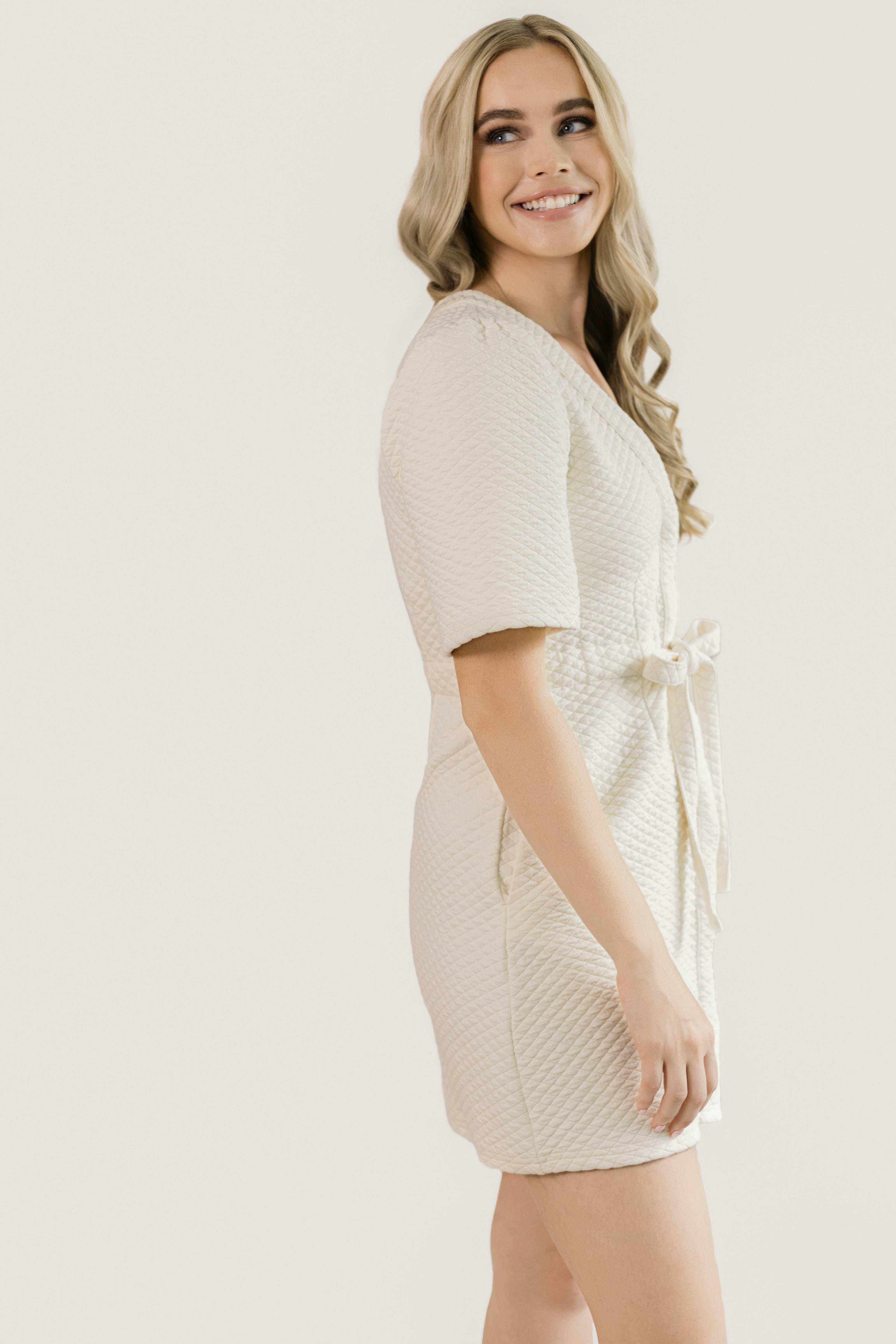 The Ease Robe - Ivory