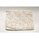Dewdrop Meadow Timeless Floral Ruffle Zipper Pouch