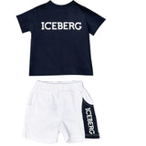 Colorblock Logo T-Shirt and Shorts Set