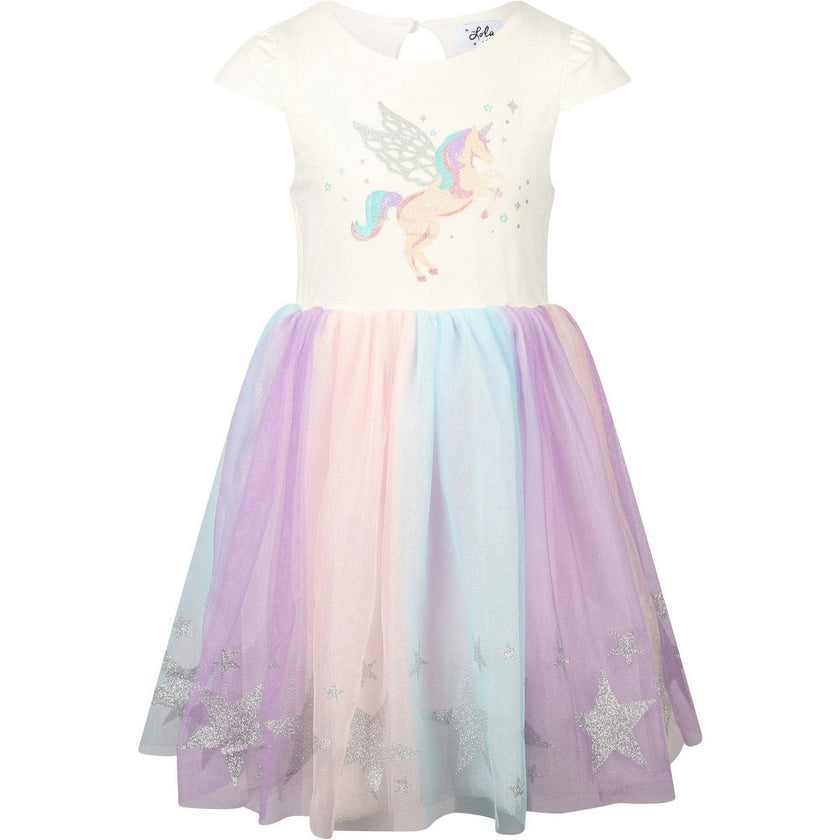 Glitter Wing Pastel Dress