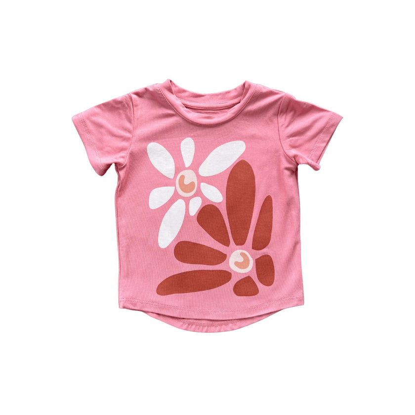 Girl's Short Sleeve Tee American Mini