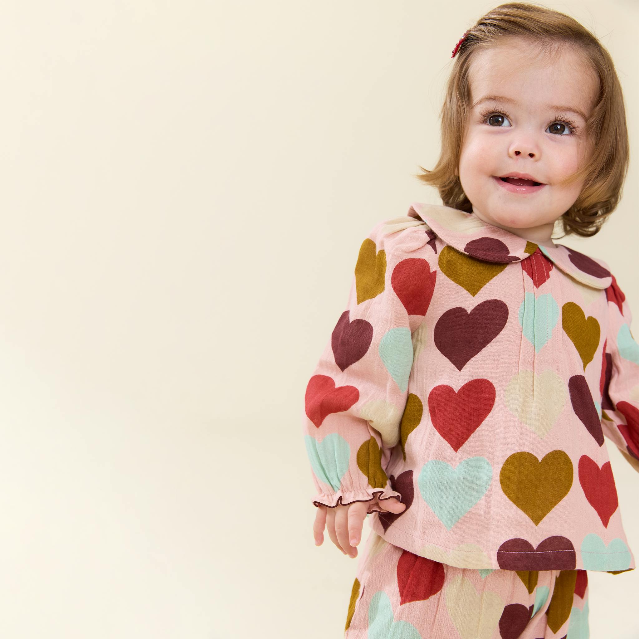 Baby Girls Dawson 2-PC Set - Multi Harvest Hearts