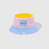 Reversible Bucket Hat – Pink Smile