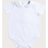 Peter Pan Collar Bodysuit in White (0mths-3yrs)