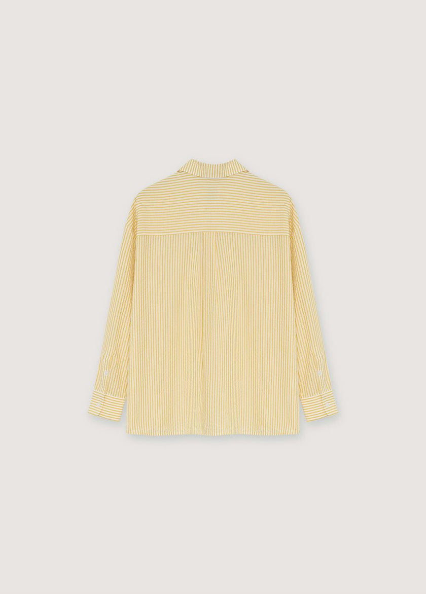 Alheli Woman Shirt  Mimosa Yellow Stripes