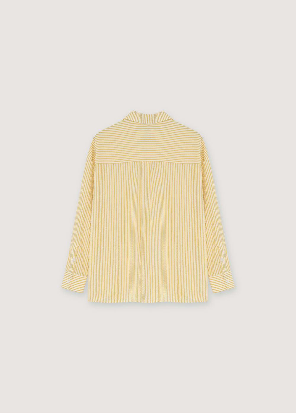 Alheli Woman Shirt  Mimosa Yellow Stripes