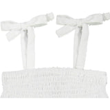 India Shoulder Tie Sundress, White