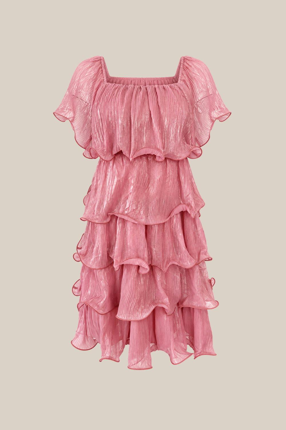 Ramona Dress in Gilded Rosé