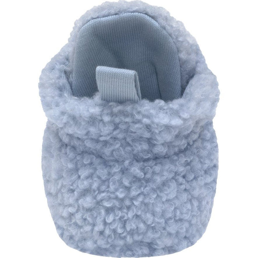 Sherpa Light Blue Snap Bootie