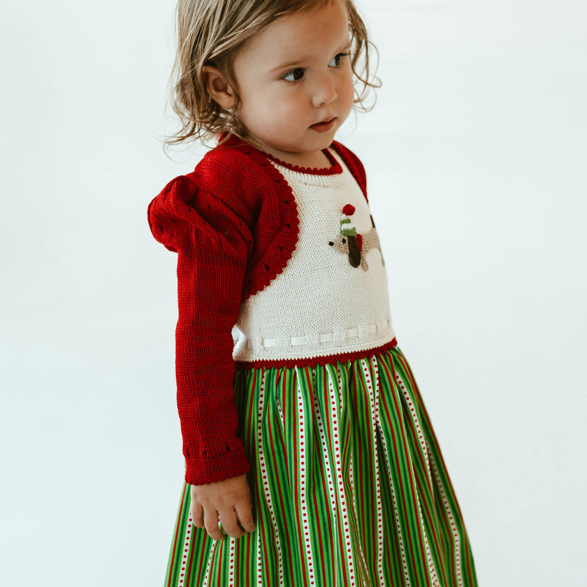 Red Bolero Cardigan
