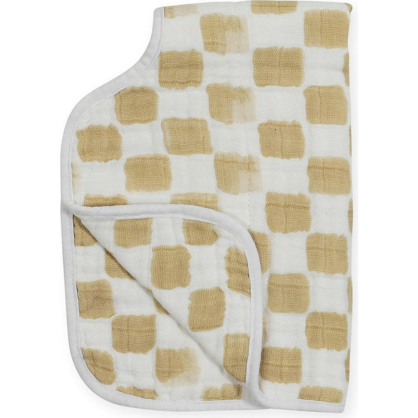 Cotton Muslin Burp Cloth - Adobe Checker