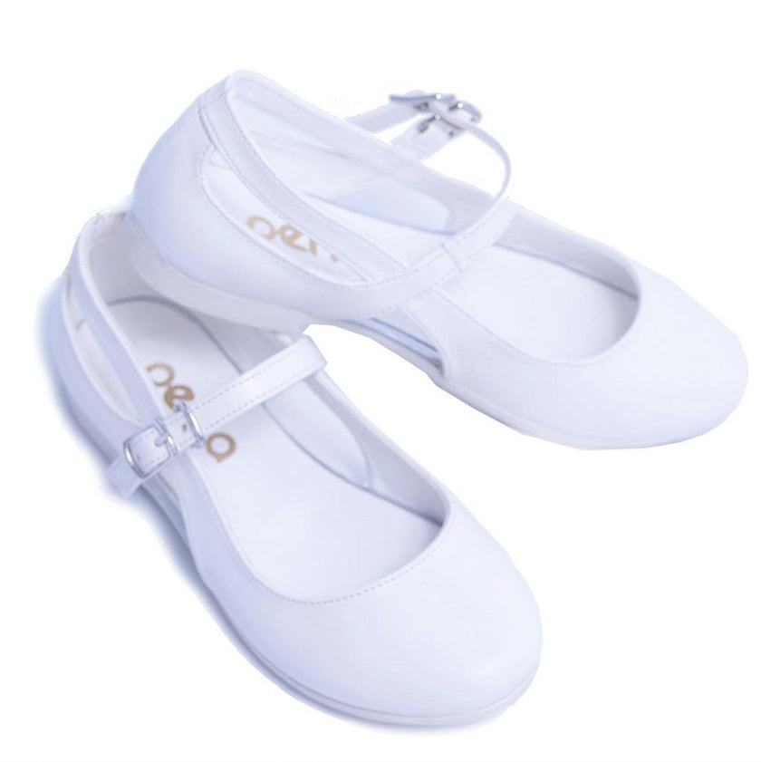 Snow White Cut-Out Flats