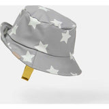 Stars Print Chin Strap Rain Bucket Hat