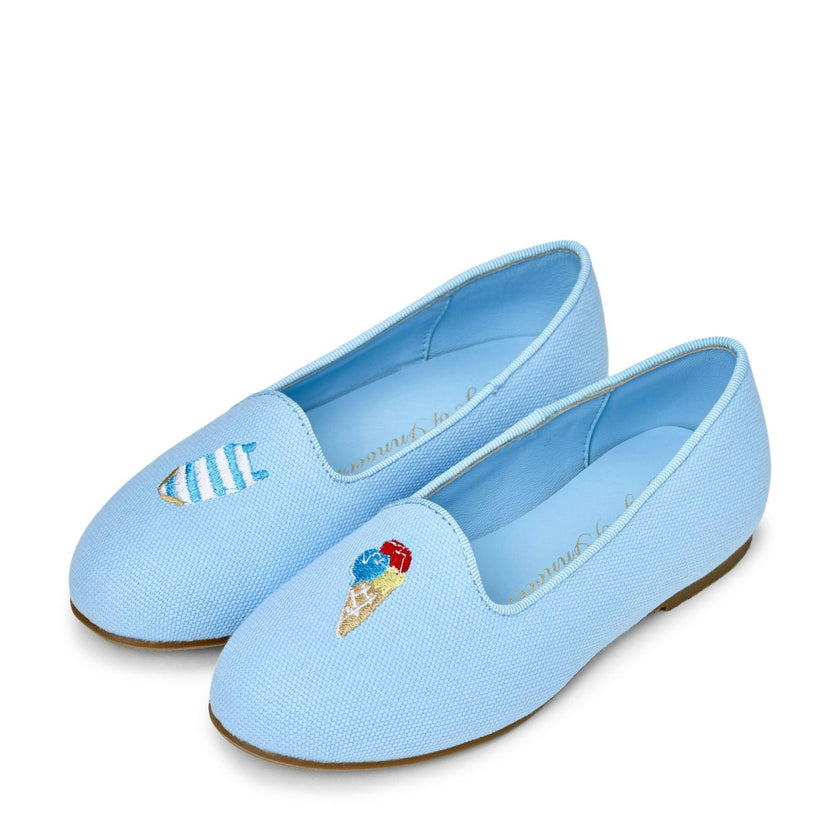 Elva Blue Loafers