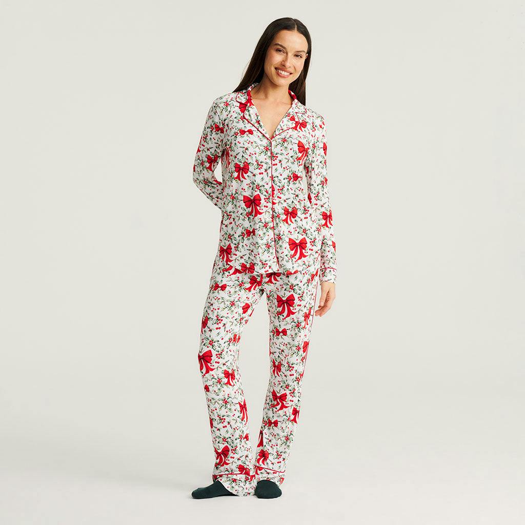 Happy Holly-days Women's Luxe Pajama Pant Set