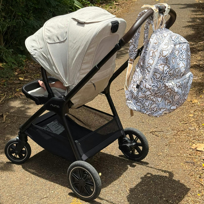 STATE x Magnetic Me Lorimer Diaper Bag, Leopard Hearts