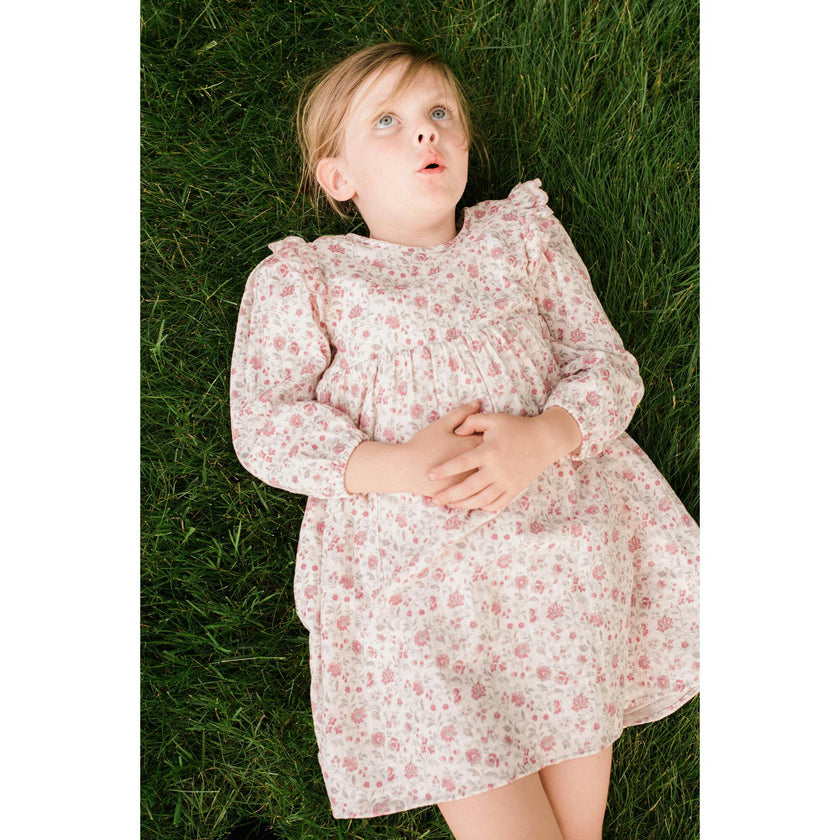 Kate Dress in Blushing Blooms
