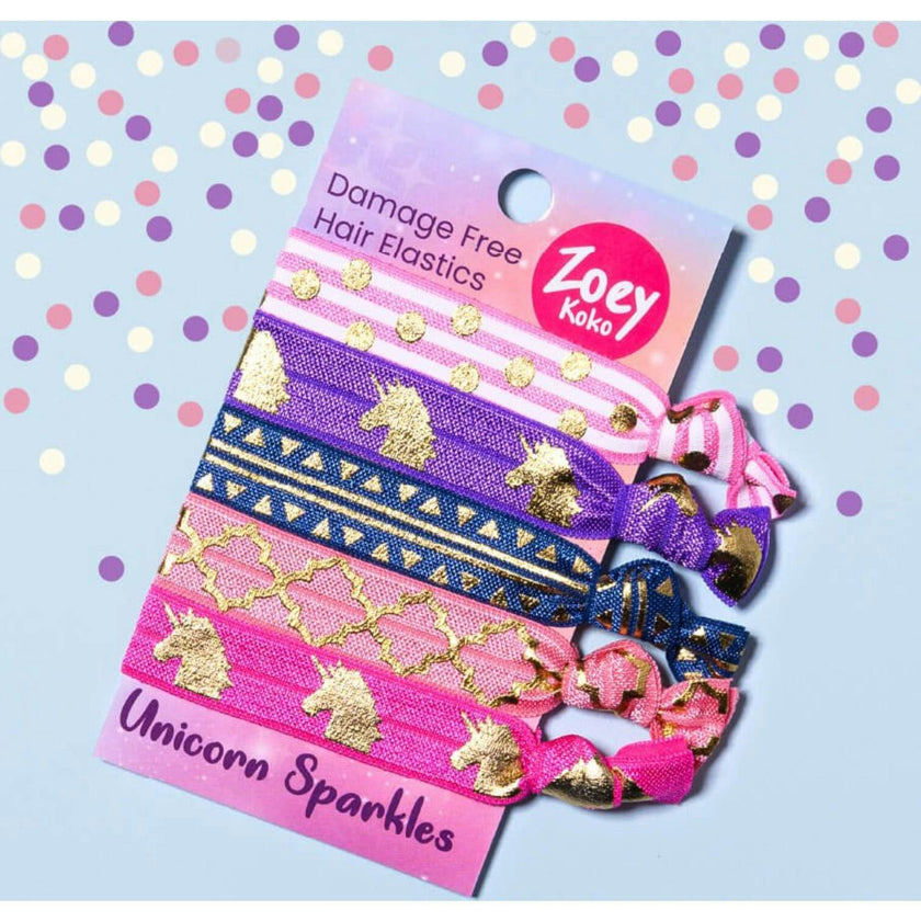 Unicorn Sparkles Hair Ties