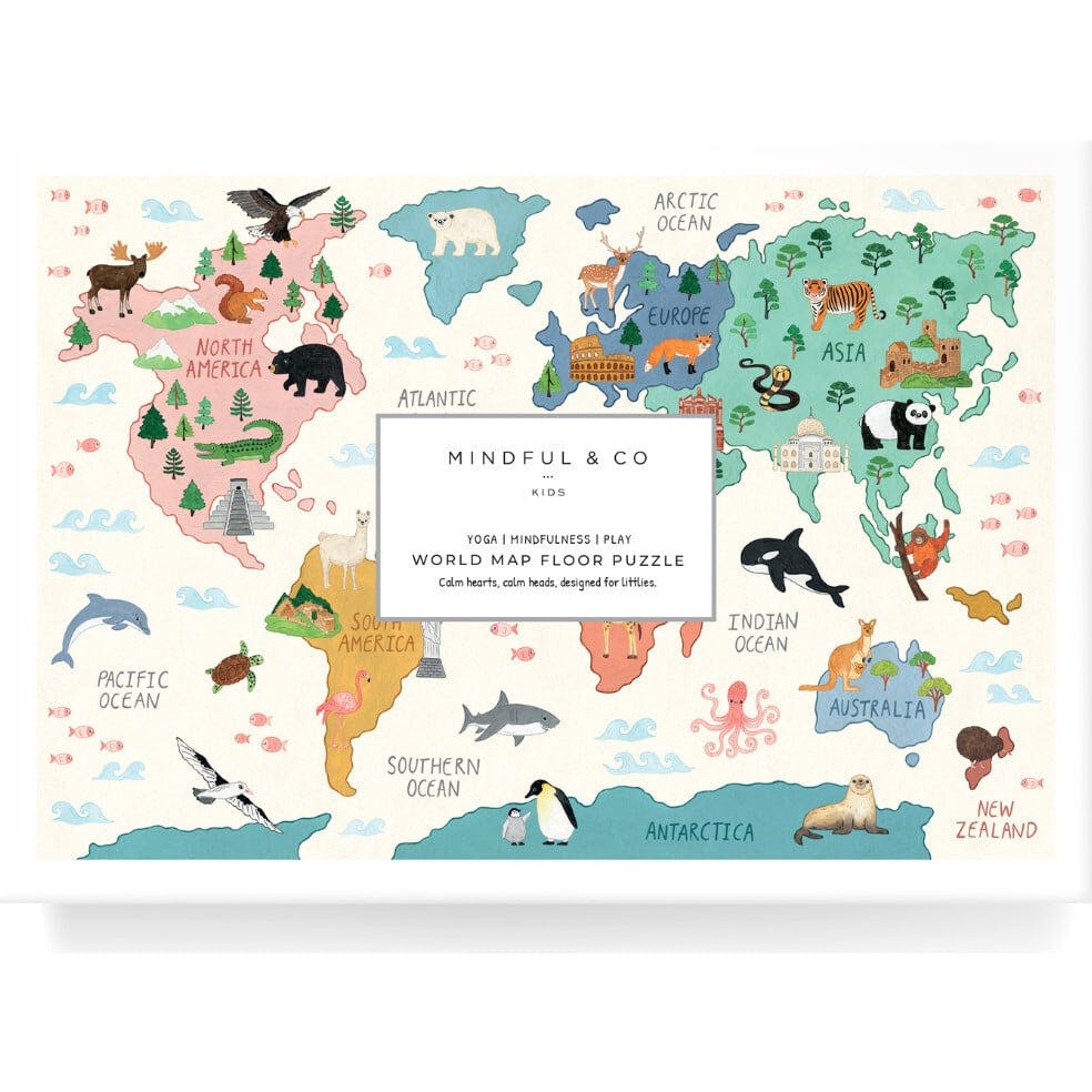 World Map Floor Puzzle