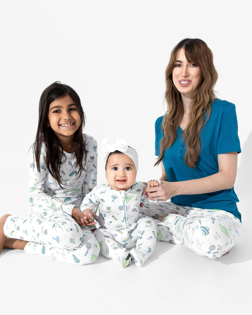 Tennis Bamboo Women's Pajama Set